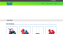 Desktop Screenshot of gazitoys.com